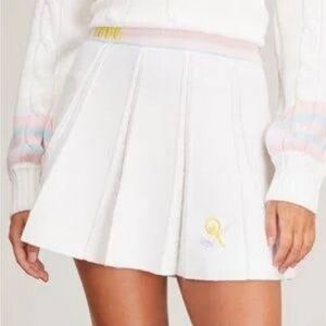 LoveShackFancy Roz Tennis Skirt